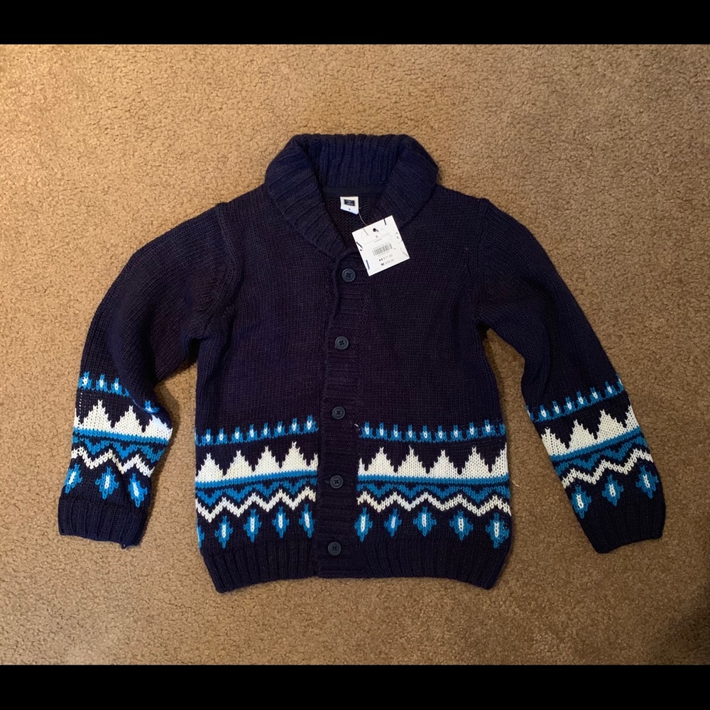 COPY - Janie + Jack shawl collar cardigan